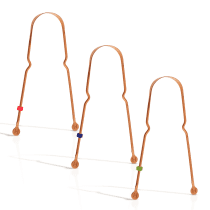 Kit 3 Raspadores De Língua + 3 Tags de silicone colorido Holistix