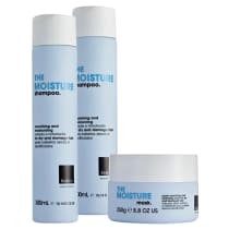 Br&CO Kit The Moisture Shampoo 300ml, Shampoo 300ml, Máscara 250g (3 produtos)