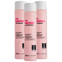 Br&CO Kit The Restore Shampoo 300ml, Shampoo 300ml, Condicionador 300ml (3 produtos)