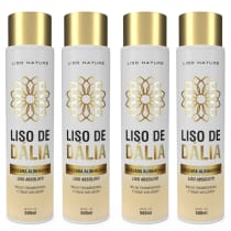 4 Liso de Dália Progressiva sem formol orgânica 7x mais liso