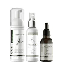 Trio Ecobotica: sérum + bruma + espuma de limpeza
