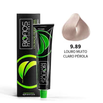 Biofios Profissional 9.89 Louro Muito Claro Pérola - Coloração Permanente 60g