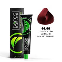 Biofios Profissional 66.66 Louro Escuro Vermelho Intenso Especial - Coloração Permanente 60g