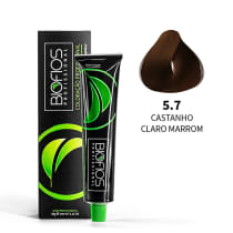 Biofios Profissional 5.7 Castanho Claro Marrom - Coloração Permanente 60g