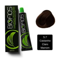 Biofios Profissional 5.7 Castanho Claro Marrom - Coloração Permanente 60g