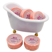 Kit Saboneteira Banheira com 5 sabonetes Bella Primavera