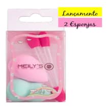 Kit Meily's Mini Esponja Gota + Aplicador De Sombra (4 Produtos)