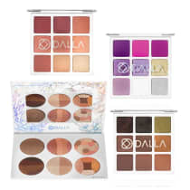 Kit 4 Paletas Dalla (3 paletas de sombra 1 Multifuncional)