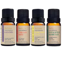Kit 4 Óleo Essencial Aromaterapia 100% Puro Top Via Aroma