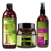 Combo Pantovin Selagem e Tratamento Progressiva + Mascara Teia Caviar + Fluido Benefit Control