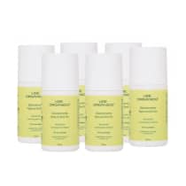 Kit com 6 Desodorantes Naturais Lemongrass Sálvia 55ml - Use Orgânico
