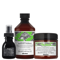Kit Davines Natural Tech Renewing - Shampoo e Condicionador + Brinde Finalizador Multibenefícios 50ml