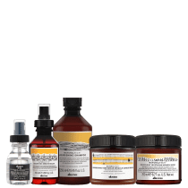 Kit Davines Naturaltech Nourishing - Shampoo e Condicionador e Máscara Miracle e Fluído + Brinde