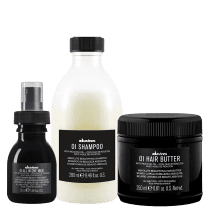 Kit Davines Oi - Shampoo e Máscara de Nutrição + Brinde OI All In One Spray Finalizador Multibenefícios 50ml