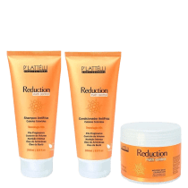 Kit P'lattélli Reduction - Shampoo 200ml + Condicionador 200ml + Mascara 250ml