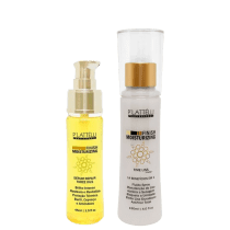 Kit P'lattélli - Sérum capilar Repair Finish Moisturizing Three Oils 45ml + Fluido finish moisturuzing Time Liss 120ml