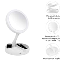 Acrilíco Store Espelho com Led - Espelho de Maquiagem
