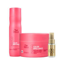 KIT WELLA PRO INV BRILLIANCE SH 250 + MASC 150 + OIL 30 KITS ÚNICA ÚNICA UNICA