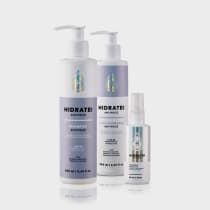 Kit Antifrizz Shampoo Condicionador Sérum Hidratei
