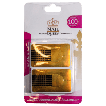World Queen Nail - Molde Adesivo 100 Unidades