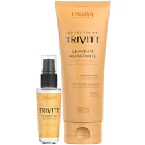 Kit Trivitt Leave-in hidratante 200ml e Reparador de pontas 30ml