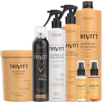 Kit Trivitt Profissional 7 Produtos para Hidratação, Reconstrução e Finalização