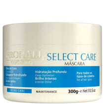 Prohall Máscara de Manutenção Hidratante Pós Química Select Care 300g Hidratação Profunda e Brilho Intenso para Todos Tipos de Cabelo