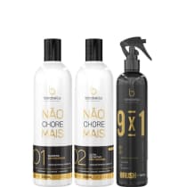 Borabella Kit Progressiva Não Chore Mais 350ml + Fluido de Escova Brush