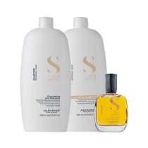Imagem do produto Kit Alfaparf Semi Di Lino Diamond Cristalli Salon (3 Produtos)
