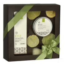 Flora Vie Homem Kit Kyle Sabonete para Barbear 115g Gel Pos Barba 70g e Pincel de Barba