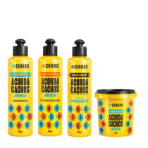 Kit Bio Extratus Chikas Acorda Cachos Ondulados (4 Produtos)
