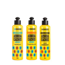 Kit Bio Extratus Chikas Acorda Cachos Finalizador Cacheados (3 Produtos)
