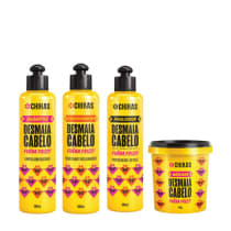Kit Bio Extratus Chikas Desmaia Cabelo Completo (4 Produtos)