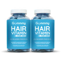 Kit Gummy Hair Vitamin For Men Blueberry - Suplemento Alimentar em Goma (2 Produtos)