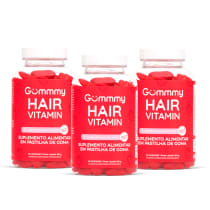 Kit Gummy Hair Vitamin Morango do Amor - Suplemento Alimentar em Goma (3 Produtos)