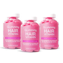 Kit Gummy Hair Vitamin Tutti-Frutti - Suplemento Alimentar em Goma (3 Produtos)