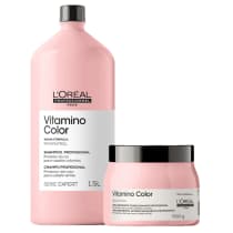 LOreal Professionnel Serie Expert Vitamino Color Resveratrol Shampoo 1500ml e Mascara 500g