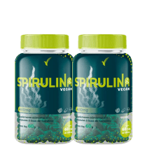Imagem do produto Kit Spirulina - 60 dias - 120 cápsulas + E-book