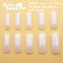 Arte Sedução Curvatura C - Unhas Postiças (100 Unidades)
