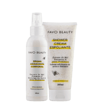 Kit Favo Beauty Esfoliante & Bruma Corporal (2 Produtos)