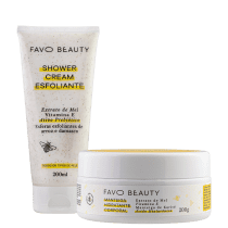 Kit Favo Beauty Esfoliante & Manteiga Corporal (2 Produtos)