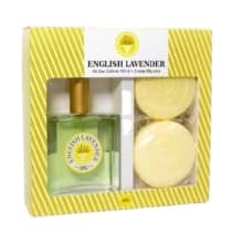 Conjunto Europarfum English Lavender - Desodorante Colônia 100ml + Sabonete em Barra 2x80g