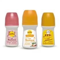 Kit Piatan Natural Desodorantes (3 Produtos)