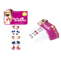 Kit Arte Sedução Adesivos para Unhas 100% Artesanal (10 Cartelas)
