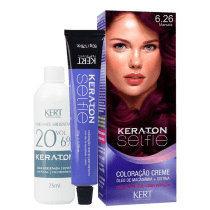 Kit Keraton Selfie 6.26 Marsala + Oxigenada (2 Produtos)