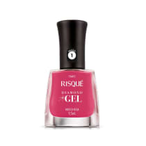 Risqué Diamond Gel Hibisco Rosa - Esmalte Cremoso 9,5ml