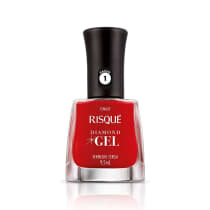 Risqué Diamond Gel Vermelho Cereja - Esmalte Cremoso 9,5ml