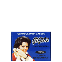 Gigita Nº7 Preto - Grampos de Cabelo (100 Unidades)