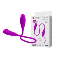 Imagem do produto Snaky Vibe Vibrador Duplo Recarregável Pretty Love