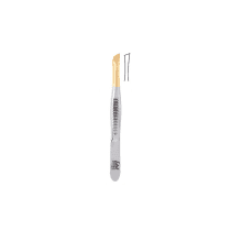 Solingen Ponta Obliqua Banhada a Ouro 2211.202 - Pinça 8cm
